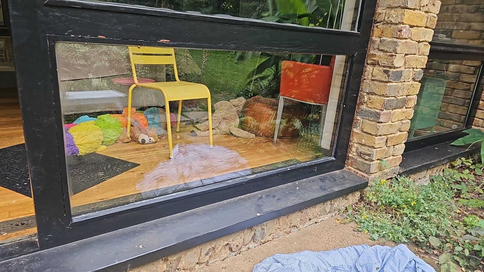 window condensation after